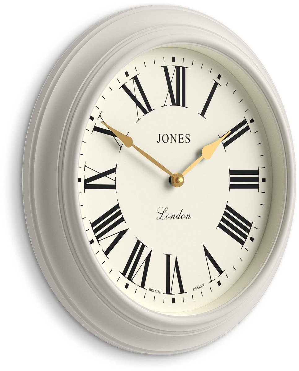 Solidchoice - Grote Klassieke Wandklok 40cm met Romeinse Cijfers