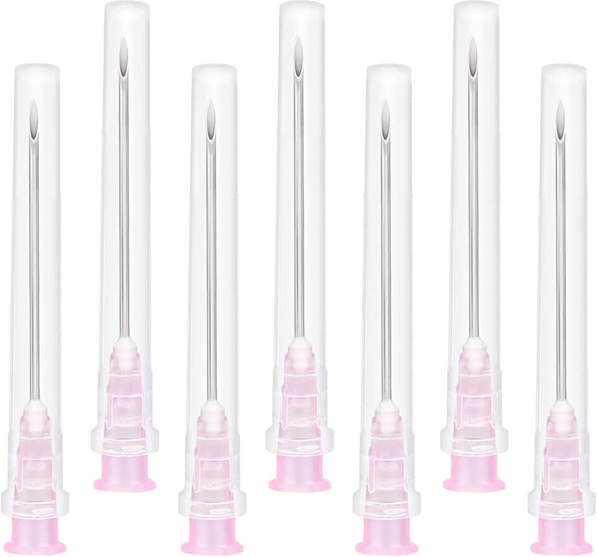 100 Stuks 18 G (1,2 x 38 mm) Roestvrij Staal Afgiftebuis Voor Vloeistoffen, Individueel Verpakte Afgiftebuis Voor Navulbare Vloeistoffen, Industrieel laboratoriumtoebehoren Voor Huishouden