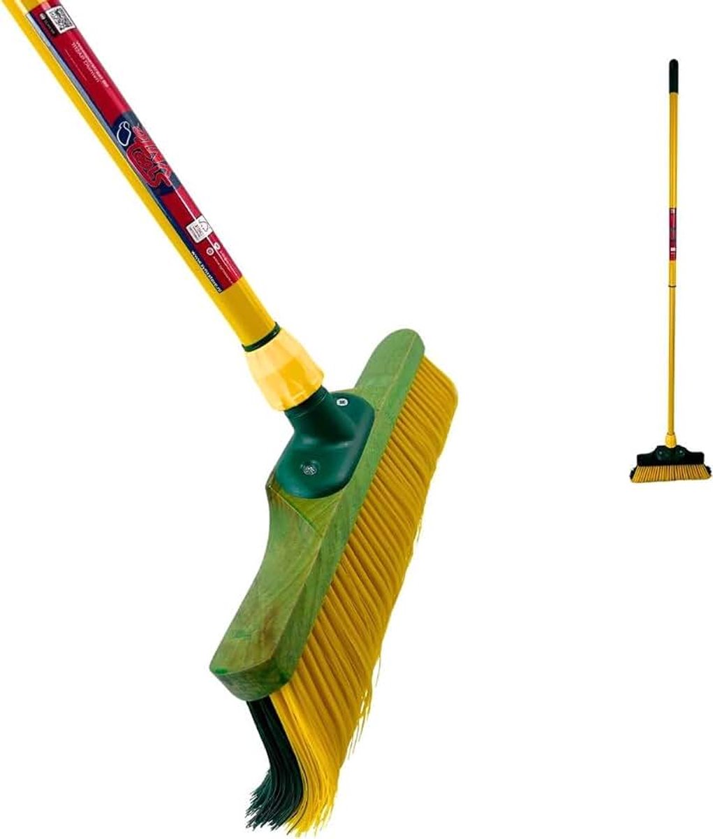 Klauwbezem 35cm Telescopische steel 70-140cm