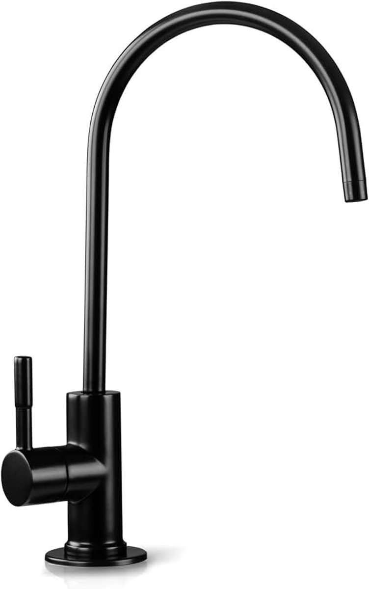 ISpring GA1-ORB Loodvrije omgekeerde osmose, keuken bar gootsteen RO drinkwaterkraan, eigentijdse stijl, hoge uitloop, olie gewreven zwart