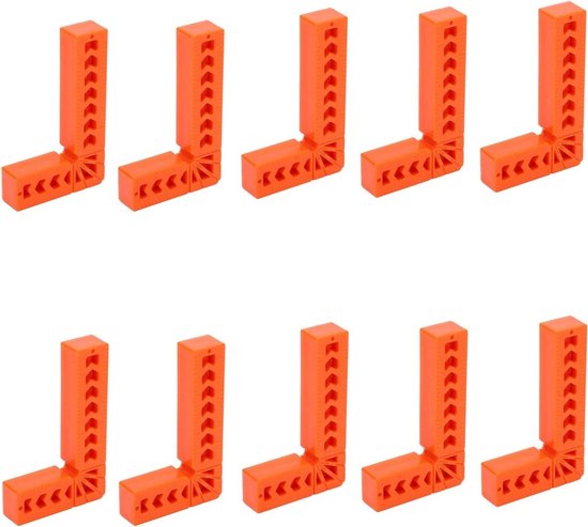 Hoekklemmen voor Houtbewerking, 10 Stuks 3 Inch 90° Hoekklemmen, Precisie Positionering en Hulp bij Splitsen