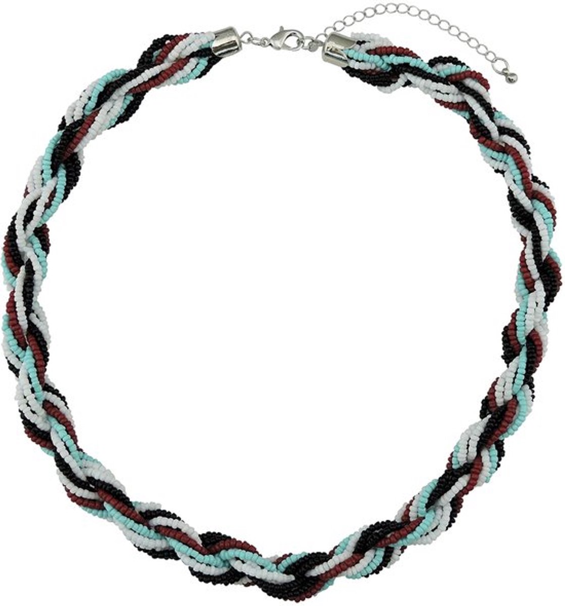 Modieuze statement-kraagketting - Klassiek - Mix - Kraaltjes - Geschikt voor volwassenen - Uniek ontwerp