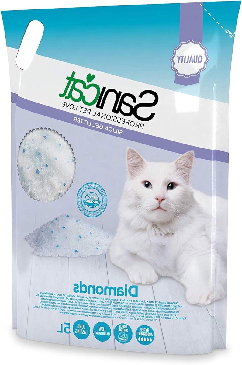 Kattenbakvulling - Silica gel - Geurloos houden - Super absorberend - 5 Liter - Transparant