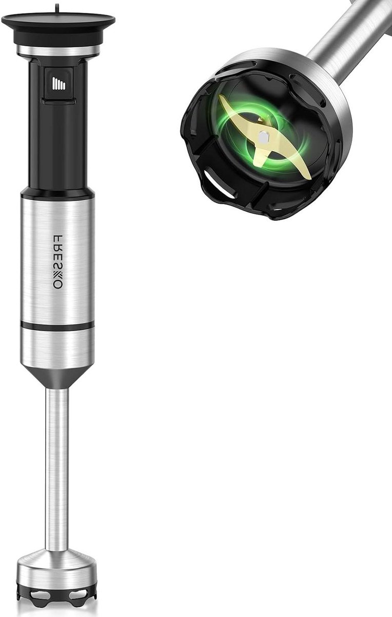 Staafmixer - Handmixer - Maaltijden Bereiden - Krachtige 1000W Motor - 13x11x15 cm - Zwart
