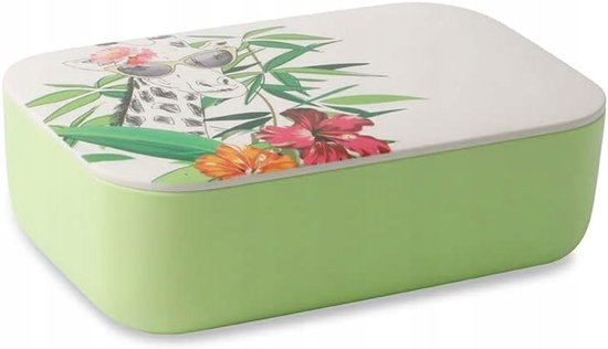GREENBOX PLA lunchbox met giraf, broodtrommel met deksel van GREENBOX — afbeelding 5