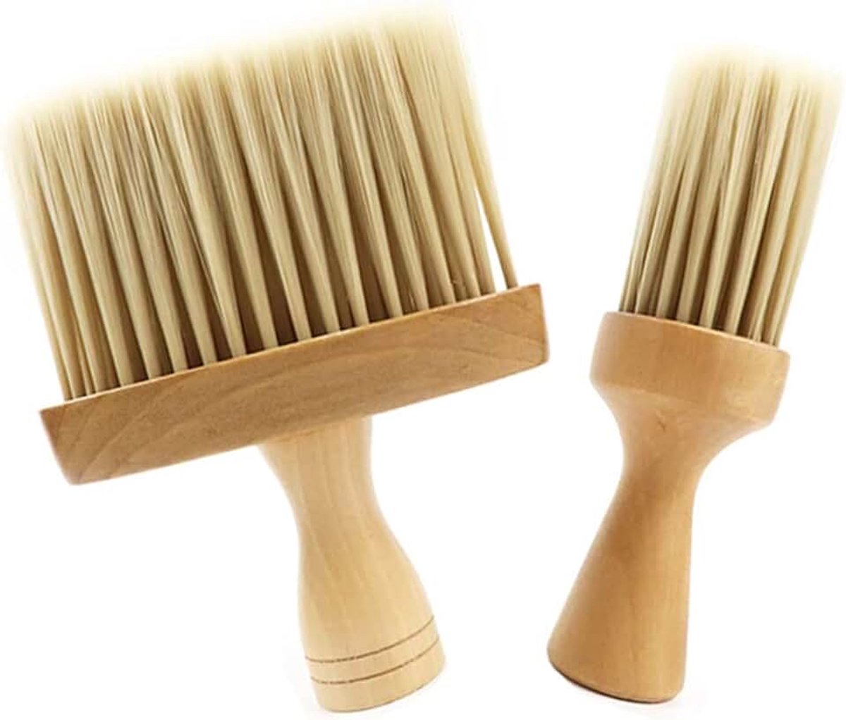 - Kappers-nekstofborstelset - Reinigingsgereedschap - Zacht - Haarborstel - Professioneel - Geschikt voor alle haartypes - Kapperssalon - Zwart