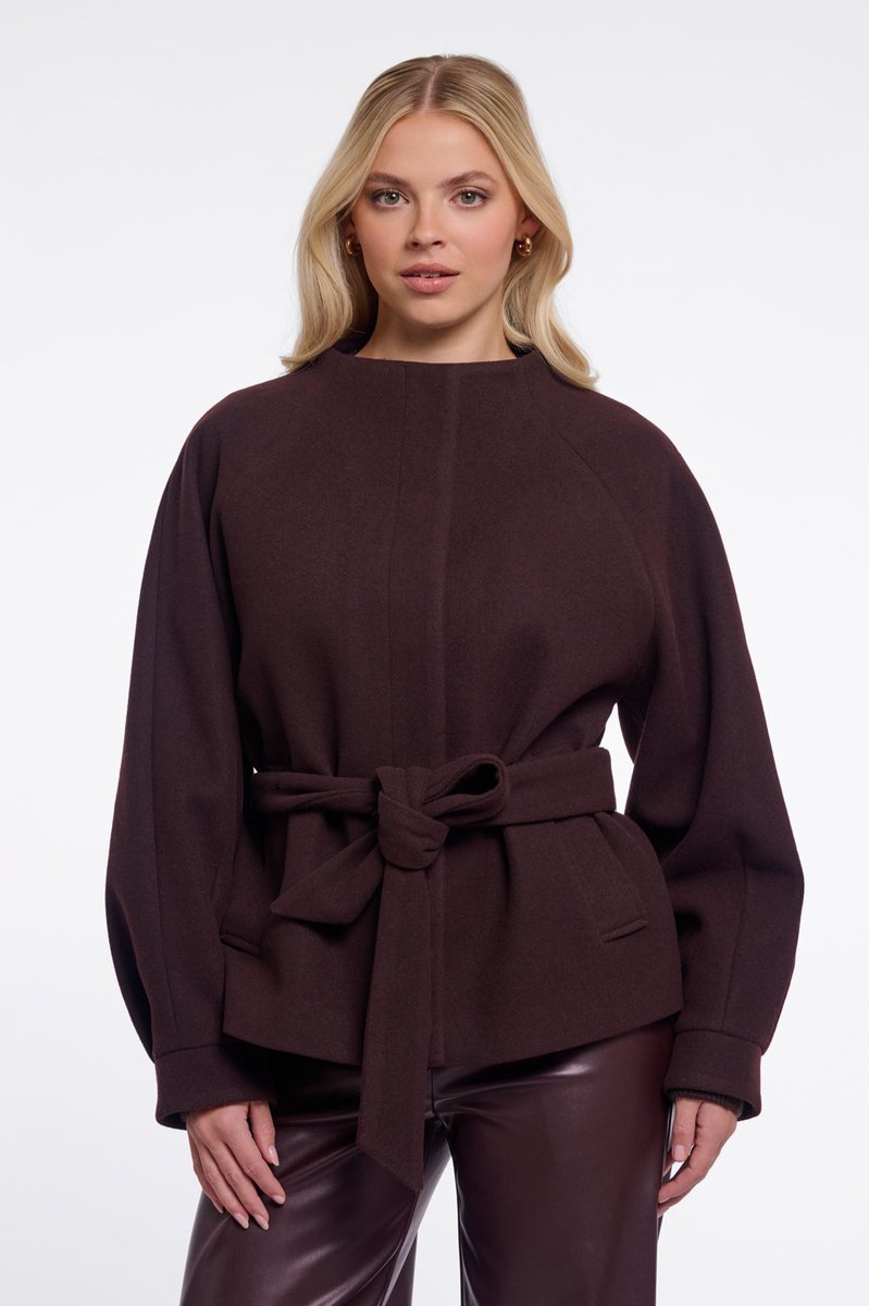 Rino & Pelle Jassen Cornelia jacket Chocolate Bean