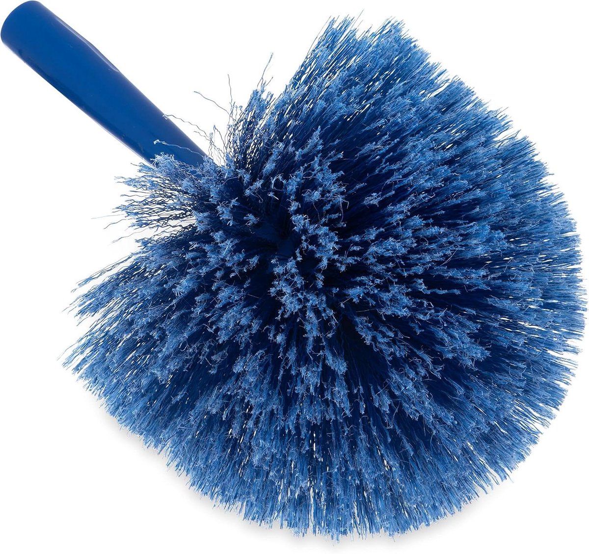 Ronde Duster - Zachte Borstels - Stof Verwijderen - Afgeronde Vorm - 17.8 cm Diameter - Blauw