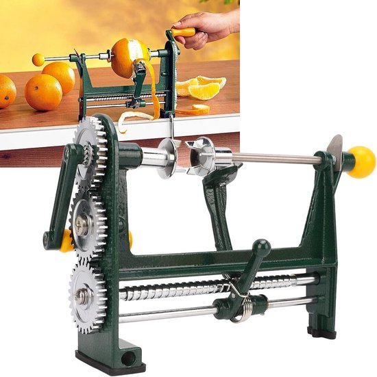Appelschiller Roestvrij Staal - Fruitschiller Groenteschiller - Snel Fruit Bereiden - Met Veilige Klem - 708 g - Zilverkleurig — afbeelding 2