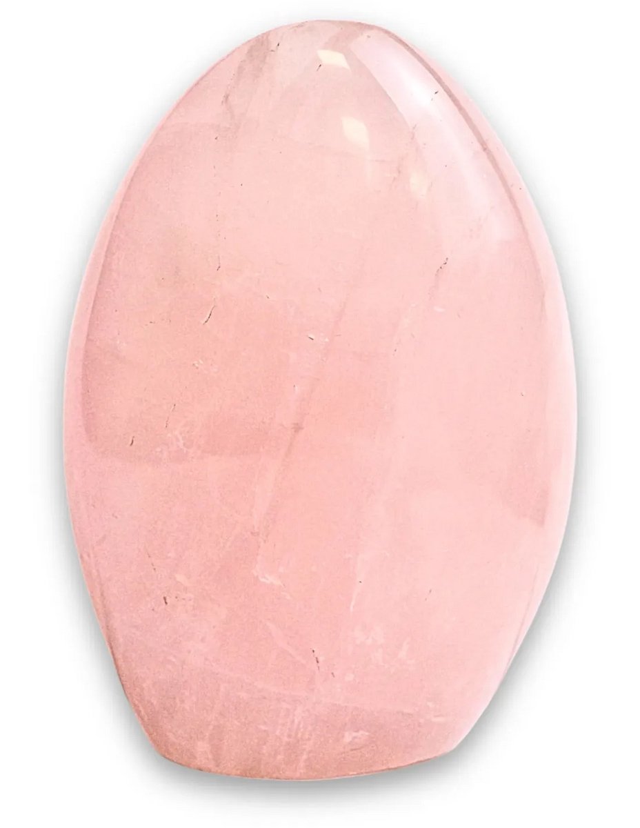 Roze kwarts sculptuur 300-400 gram