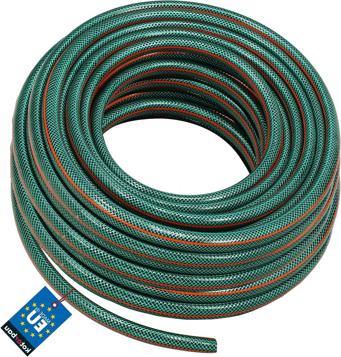 Tuinslang - Waterslang - Planten Gieten - 4-Laags Versterkt - 50 m 3/4 inch - Groen