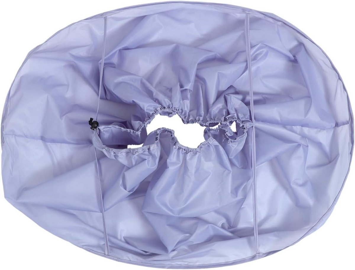 Scheer Schort - Haar Vanger - Hygiënisch Scheren - Opvangt Haar - 80 x 56 cm - Grijs