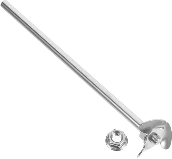 Roerstaafjes Mengstaafjes - Laboratorium Roerders - Experimenten Mengen - Stevig Roestvrij Staal - 2 Sets 3.9 cm - Zilver — afbeelding 2