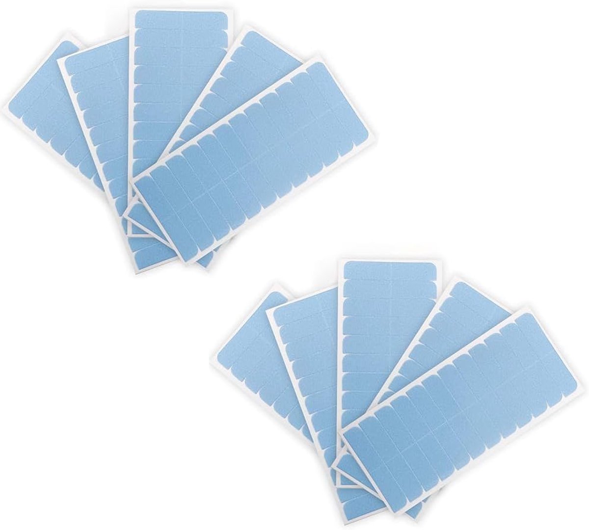 Lijm, 10 stuks, dubbelzijdig plakband, haarverlengingsband, waterdichte reservetapes, plakstrips, extensions voor extensies van echt haar, onzichtbare en sterke grip