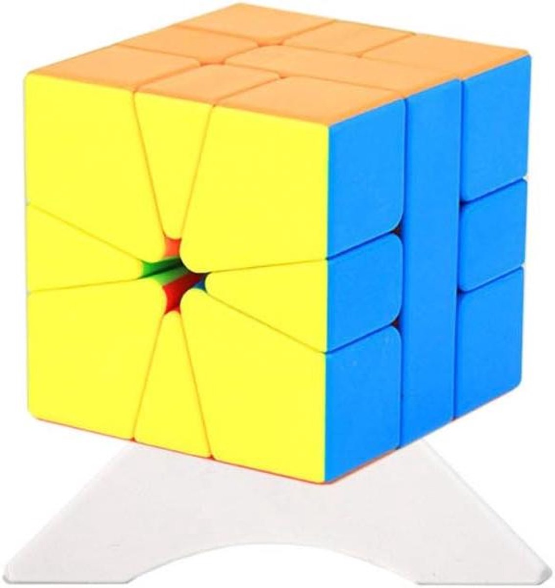 Speciale Kubus - Hersenkraker Puzzel - Mentale Ontwikkeling - Soepele Draaiing - 5.5 x 5.7 cm - Stickerloos Multicolor