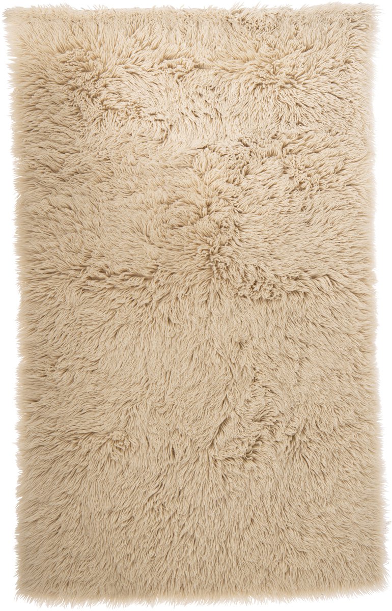 J-Line vloerkleed Lange Bont - wol - ecru