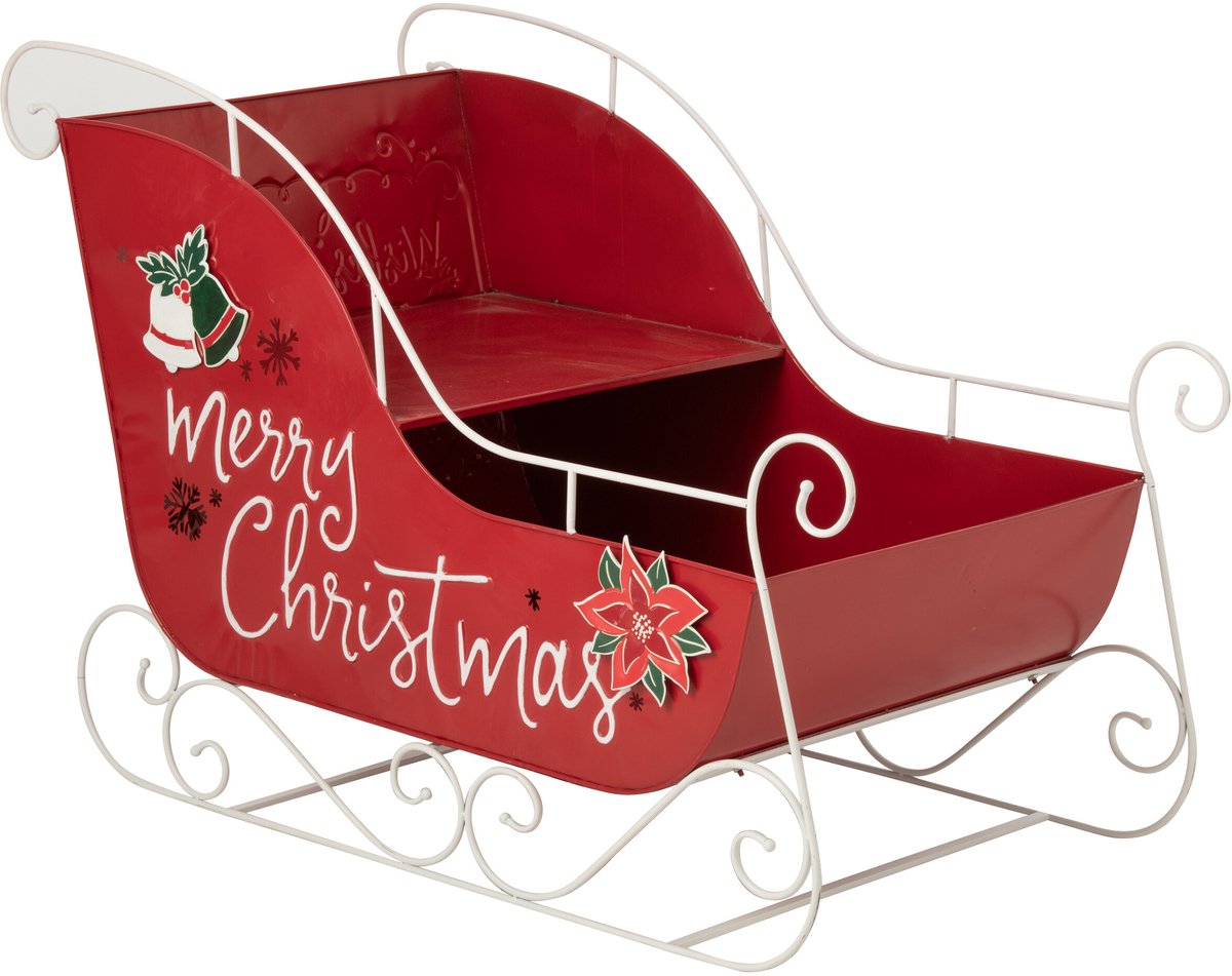 J-Line Slee - metaal - rood/wit