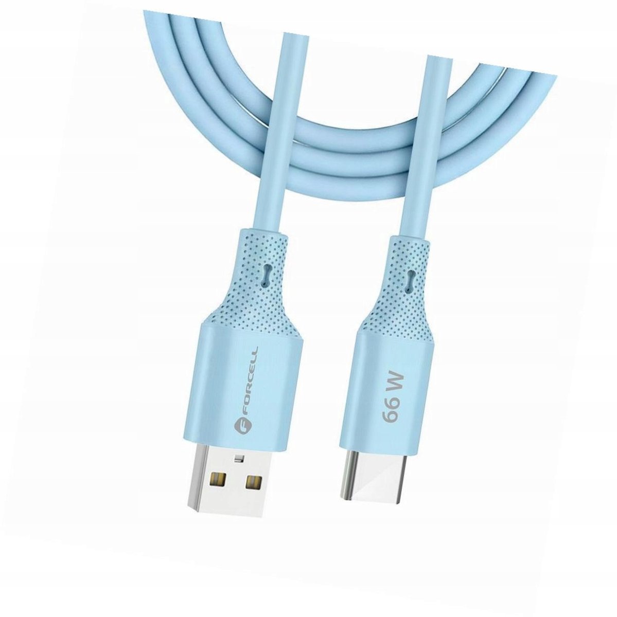 Forcell USB-A naar USB-C Kabel 1m - Snel laden & Android Auto