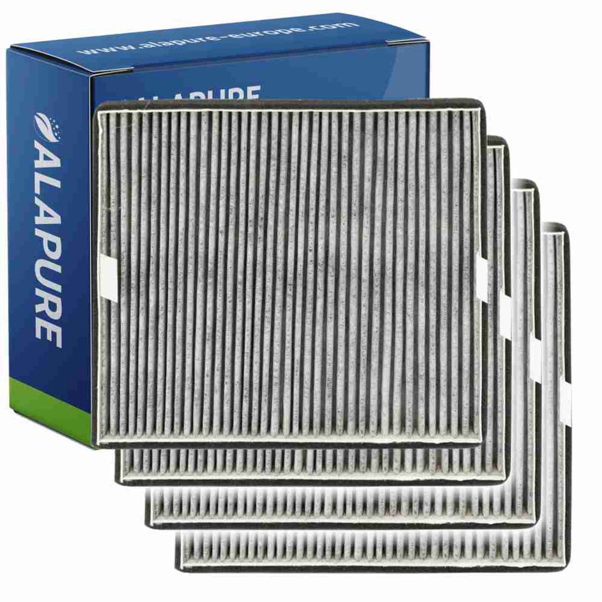 4x Alapure 4550 Compatibel met Miele Koolstoffilter D12-P / DUMF12