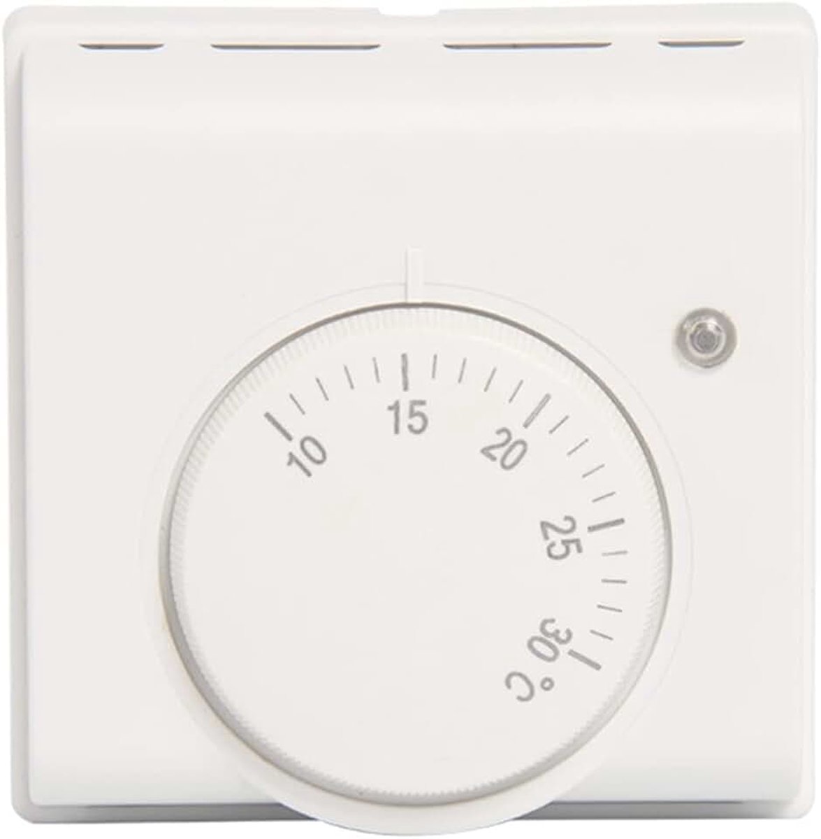 220 V, mechanische kamerthermostaat, temperatuurregelaar, airconditioning en vloerverwarming, opbouwverwarming met aan/uit-schakelaar