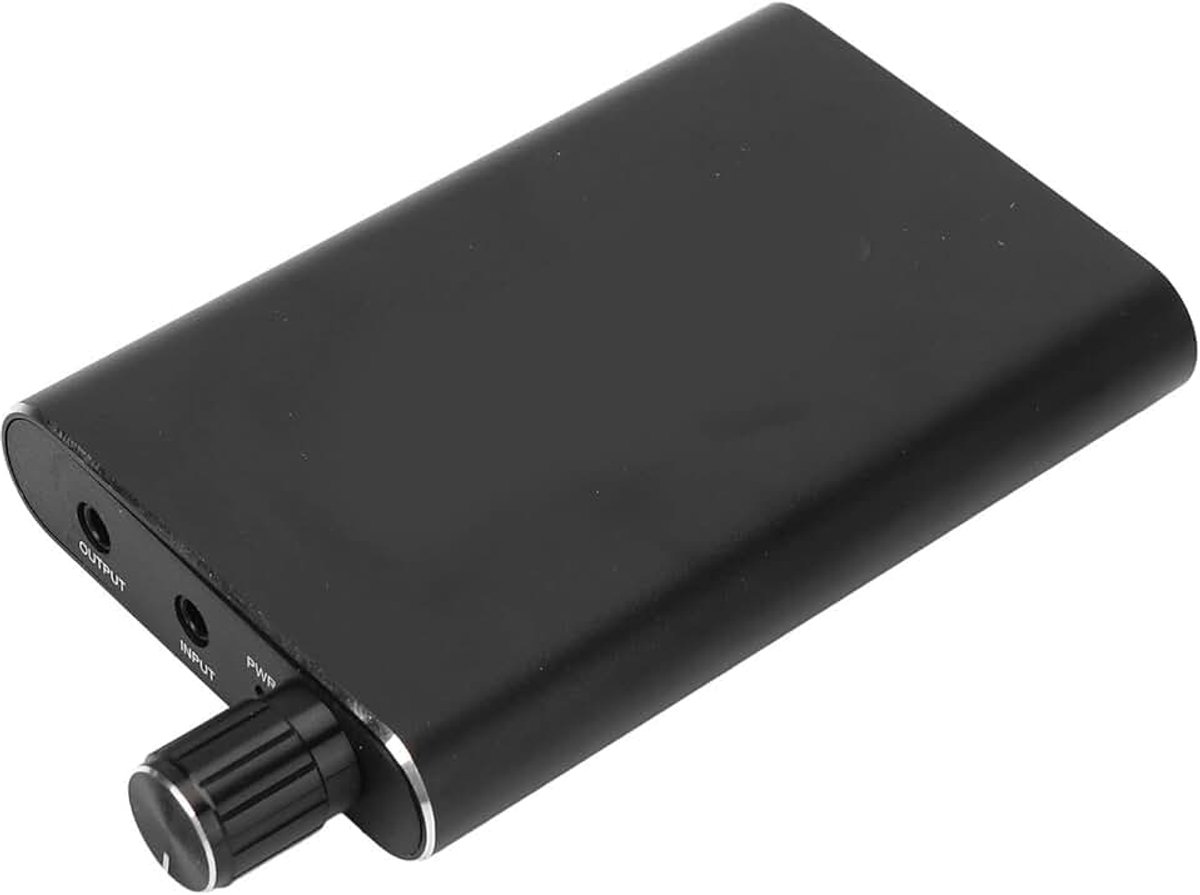 Hoofdtelefoonversterker, HiFi-oortelefoonversterker, Signaal-ruisverhouding> 100 Db, met 600 MAh Oplaadbare Batterij, 2-traps Versterkingsschakelaar