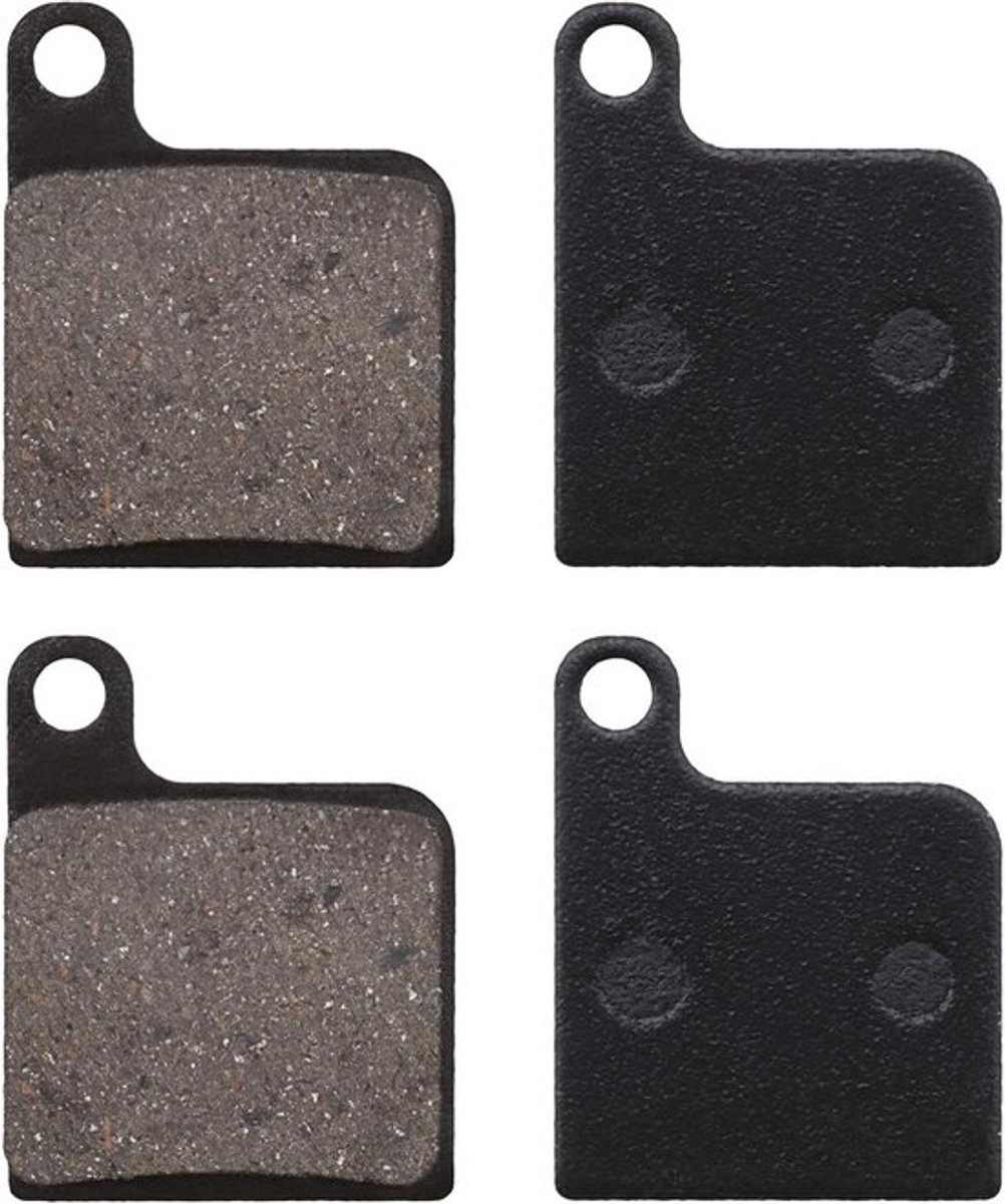 Fiets Schijfrem Pads - Vervanging - Semi-Metallic - Mountainbike - Accessoires - Compatibel - Zwart - 4 stuks.