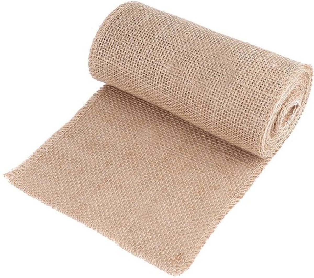 Rol zaklinnen - Jute band op rollen - Duurzaam en herbruikbaar - 15 cm breed - Decoratief voor bruiloft en kerst - Geschikt voor handwerk