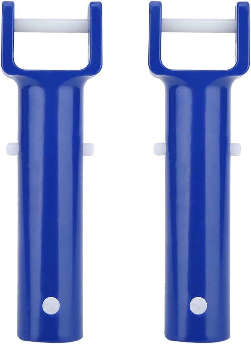 Set voor zwembadstofzuiger, 2-delig, borstelkopgrepen met V-vormige clip voor zwembad, universele reserveonderdelen voor spa-stofzuiger