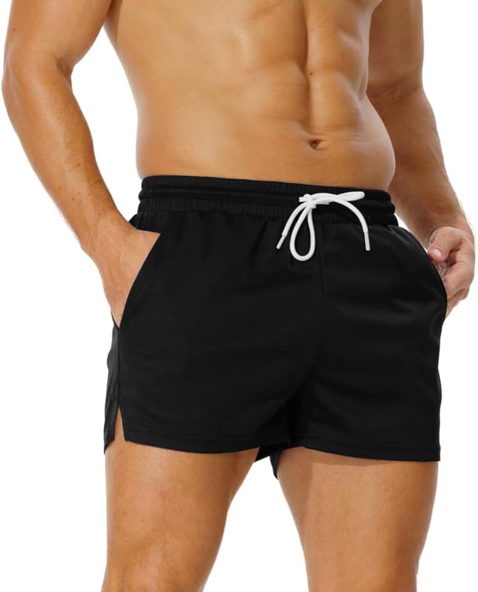Shorts Mannen 3 Inch Sport Shorts Voor Mannen Ademend Mesh Atletische Workout Training Fitness Running Shorts