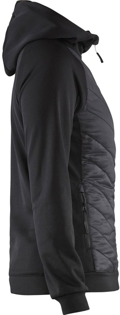 Blaklader Dames hybride sweater 3464-2526 - Zwart/Donkergrijs - S