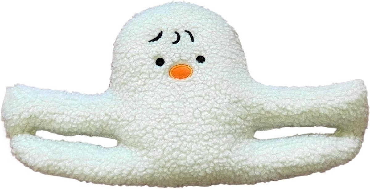 Deur Stopper - Deur Klem - Kinderen Beschermen - Zacht Pluche Materiaal - 42 x 22 cm - Geel