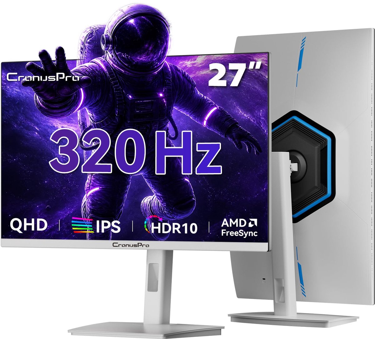 SnelShoppen - Curved Gaming Monitor 24 Inch 240Hz FHD 1920 x 1080, 3000R, 1ms MPRT, HDMI/DisplayPort, sRGB 99%, AMD FreeSync Premium, VA Paneel, Oogzo