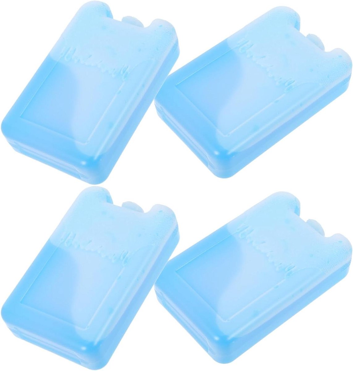 Herbruikbare Ijsboxen - Koelelementen Set - Voedsel Koel Houden - Duurzaam Herbruikbaar - 4 Stuks - Blauw