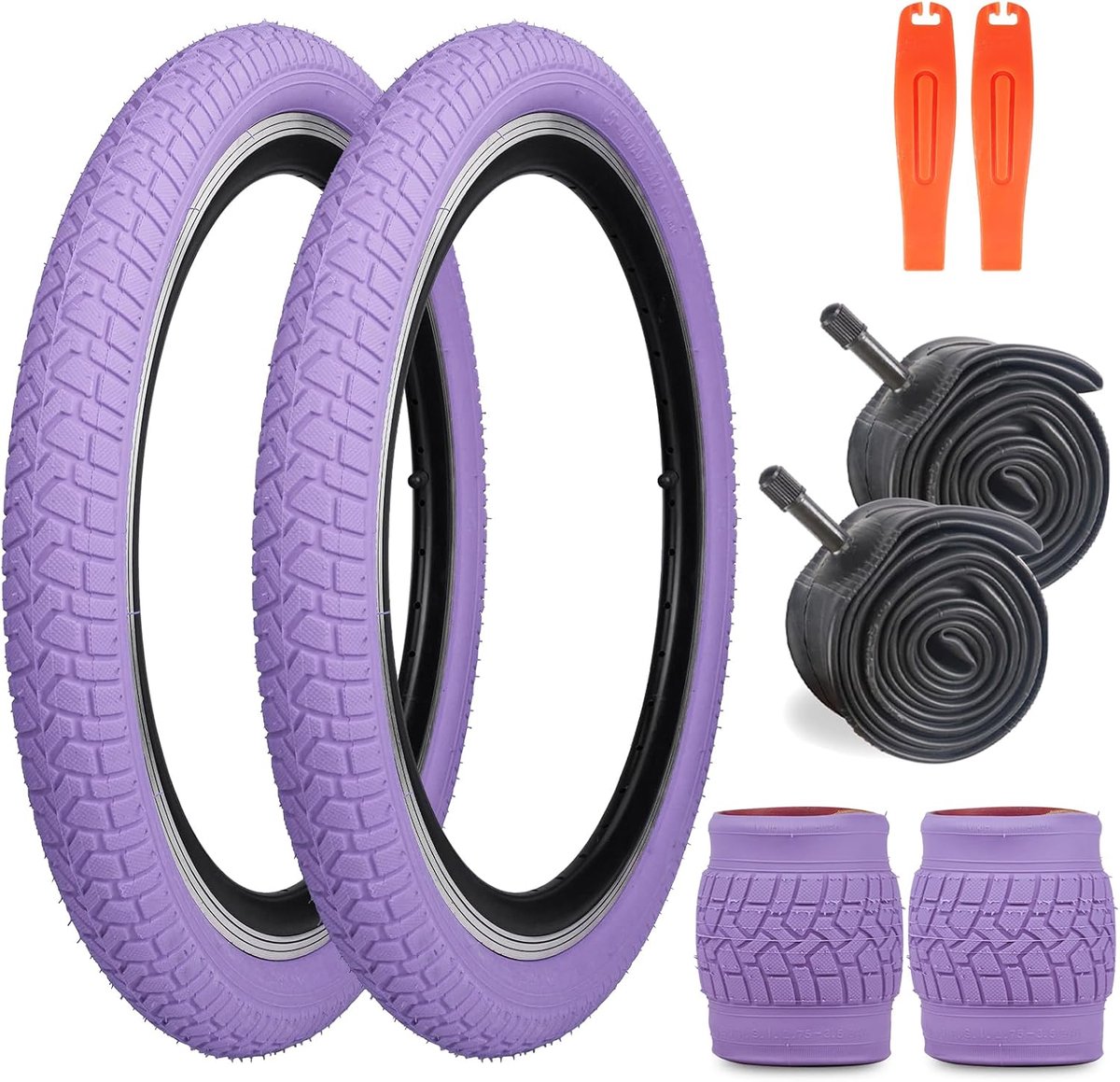 Banden, 20 x 2,125, 30TPI, opvouwbaar, compatibel met 20 x 2,10, 20 x 2,125, 20 x 2,25