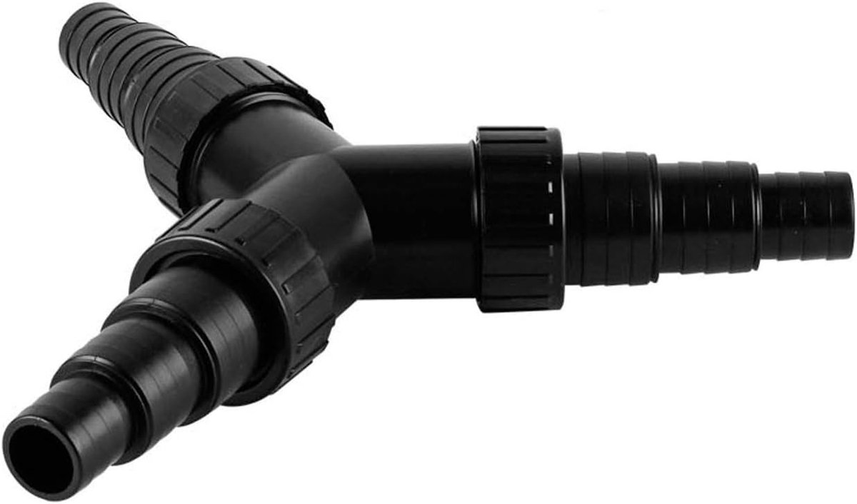 waterverdeler 25/32/38 mm (1"/1 1/4"/1 1/2") tredentuit voor vijverpomp waterlopen