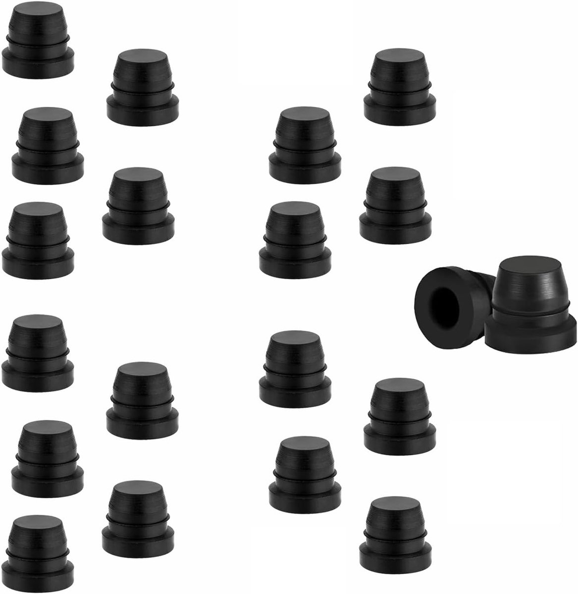 20 stuks remontluchting schroefdop rubber remontluchting schroefdoppen vet fitting stofbeschermkappen voor automotive motorfiets vervangstukken