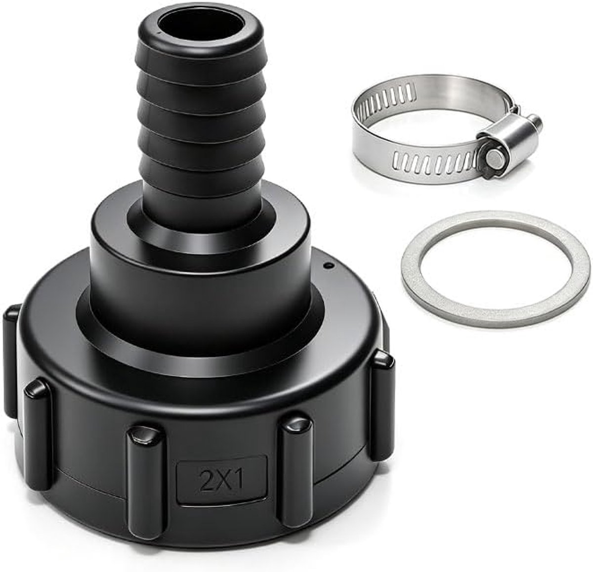 (2,5 cm) | 1 inch mannelijke schroefadapter maakt het aansluiten van IBC-tanks op tuinslangen; duurzame aansluiting voor wateroverdracht