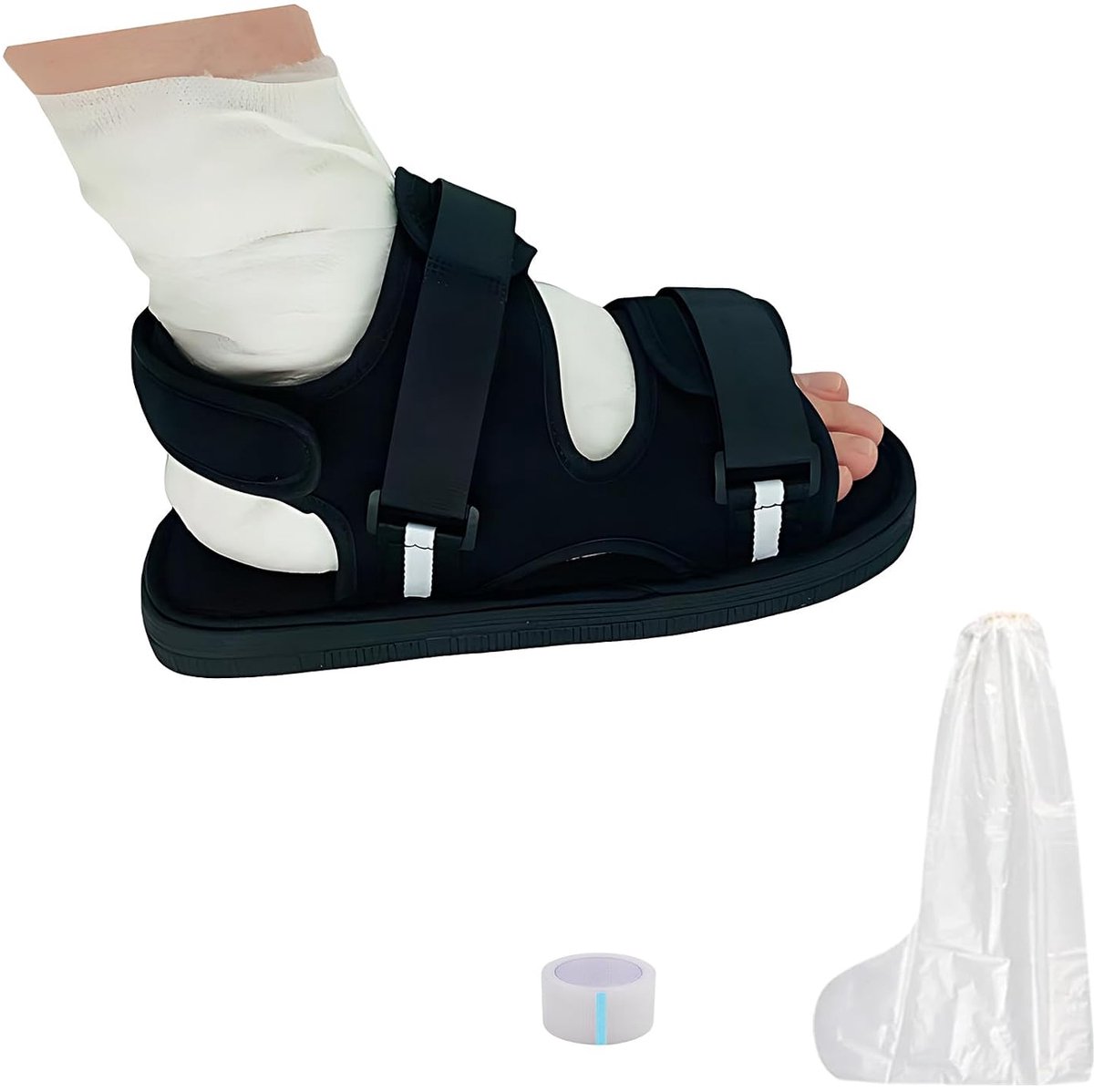 Revalidatie Schoenen, Postoperatieve Schoen, Voetbeschermer Gegoten Schoenen, Kan Gedragen Worden Op Linker-En Rechter Voet, Geschikt Voor Voetfractuur, Voetverstuiking, Gipsfixatie