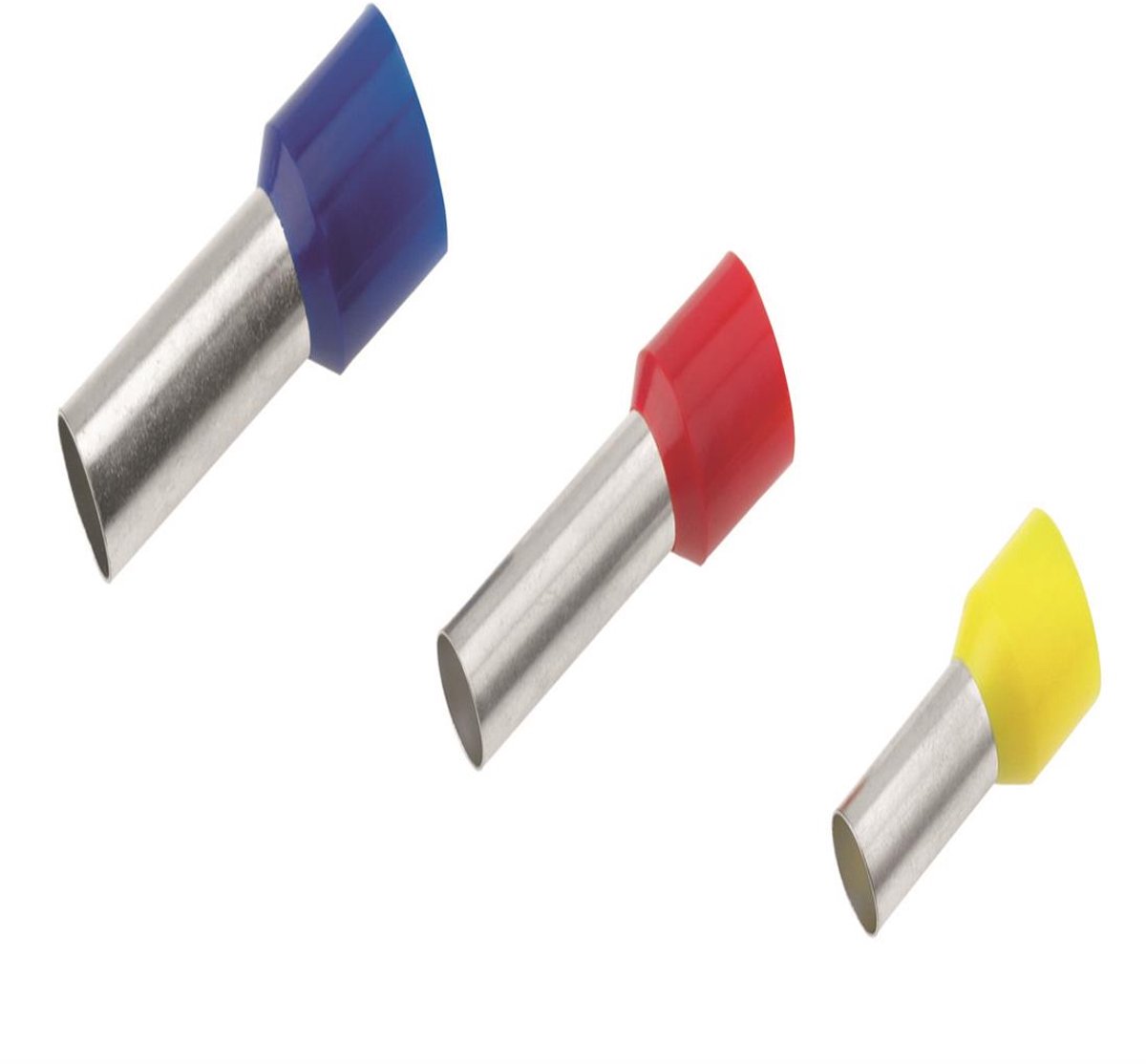 Cimco adereindhuls geïsoleerd 50mm² hulslengte 25mm blauw DIN 46228 - 50 stuks (187035)