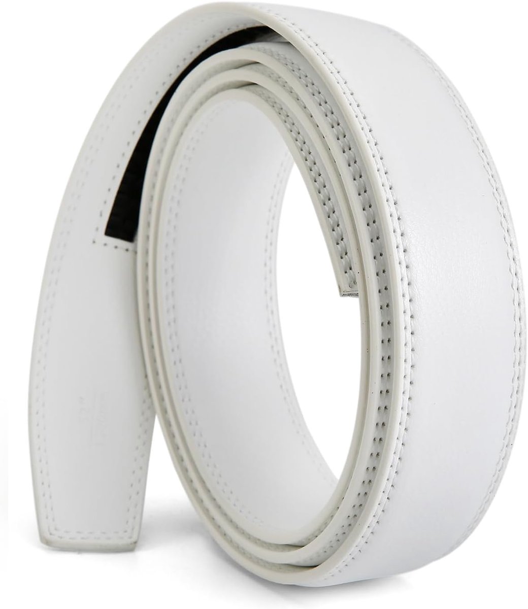 ratel automatische riem voor mannen 30 mm breed lederen riem 1 1/8 inch, zonder gesp