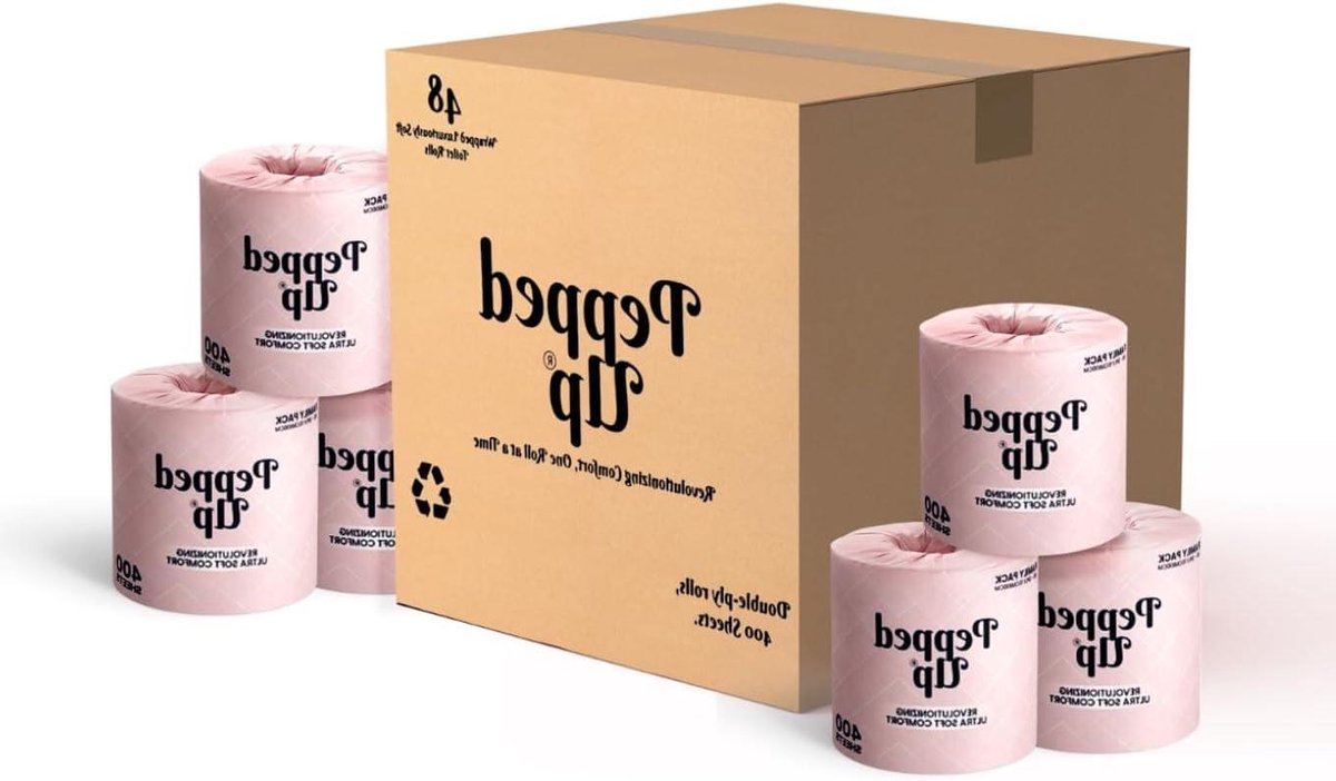 Gerecycled Toiletpapier - Milieuvriendelijk WC Papier - Dagelijkse Hygiëne - Chemisch Vrij - 48 Rollen - Wit