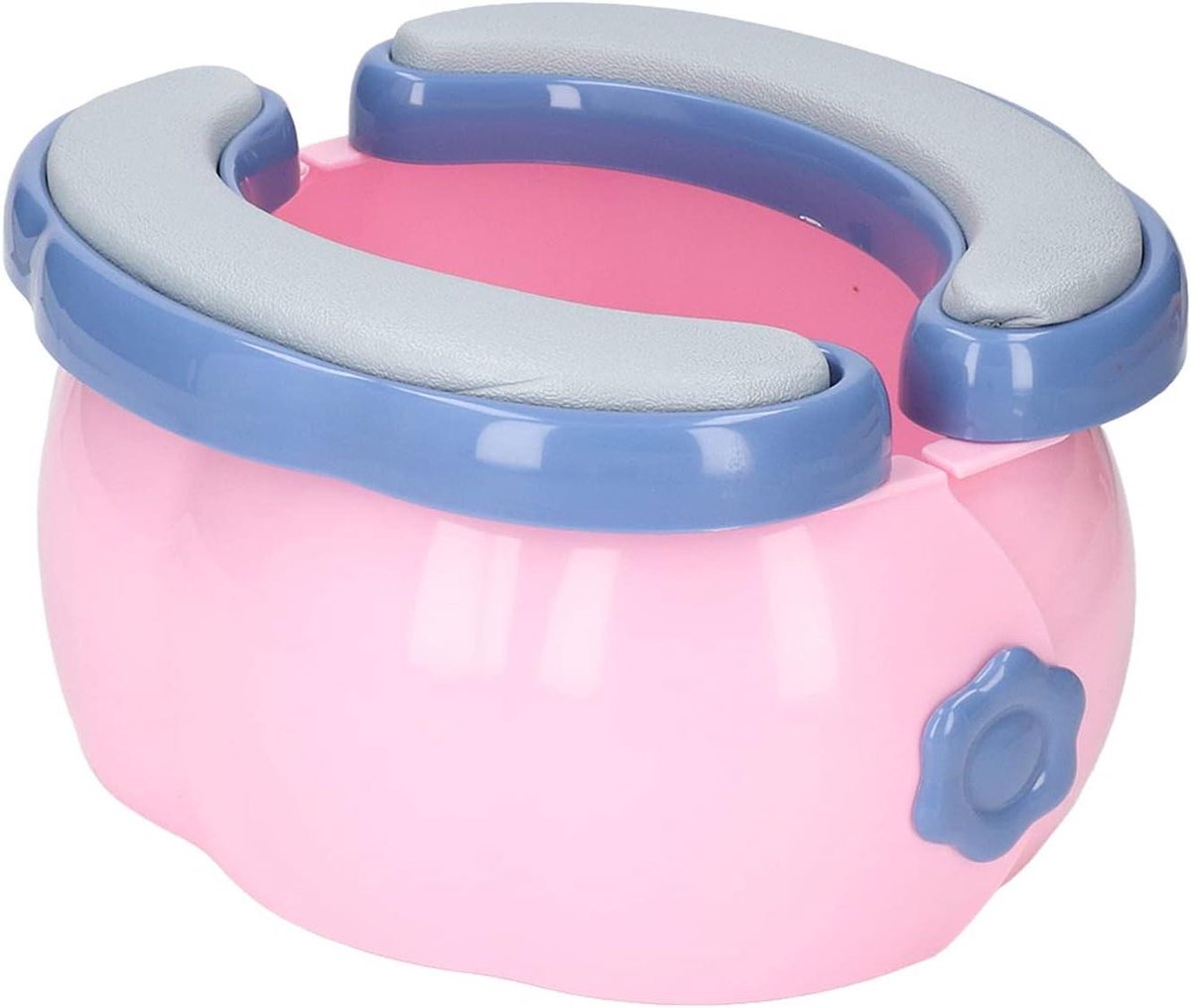 Draagbaar Kinderpotje - Opvouwbaar Potje Peuter - Zindelijkheidstraining Onderweg - Eenvoudig Opvouwbaar - 29 x 17 x 17 cm - Blauw