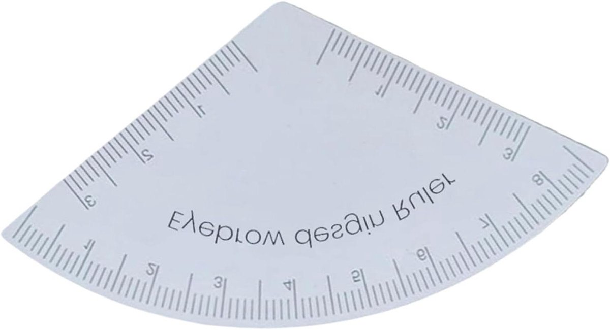 Wenkbrauw Mapping Tool - Sjabloon Gids - Wenkbrauwen Vormgeven - Verstelbaar Ontwerp - 5 cm - Niet gespecificeerd