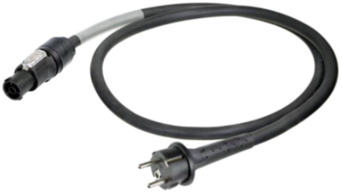 Neutrik 1027578 Aansluitkabel Stroom Zwart 1.50 m