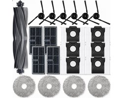 ZENC® Accessoireset Geschikt voor Dreame X40 Ultra/L40 Ultra Robotstofzuiger - HEPA-filters - Borstel - Stofzakken - Dweilpads - Onderhoudsset