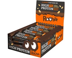 Roo'Bar | High Protein | Choco Covered | Peanut Butter Bar | 16 stuks | 16 x 40 gram