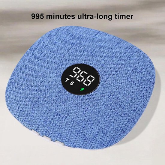 Onderkussenluidspreker - Slaapluidspreker Kussen - Ontspannen slapen - Beengeleidingstechnologie - 11 mm dik - Blauw — afbeelding 2