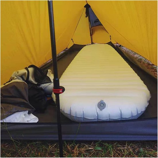 Camping Slaapmat - Luchtbed Matras - Kamperen Buiten - Lichtgewicht Compact - 190 cm - Blauw van Camping — afbeelding 2