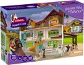 Speelgoedhuis Lakeside Villa & Paddock van Schleich Horse Club met 157 onderdelen.