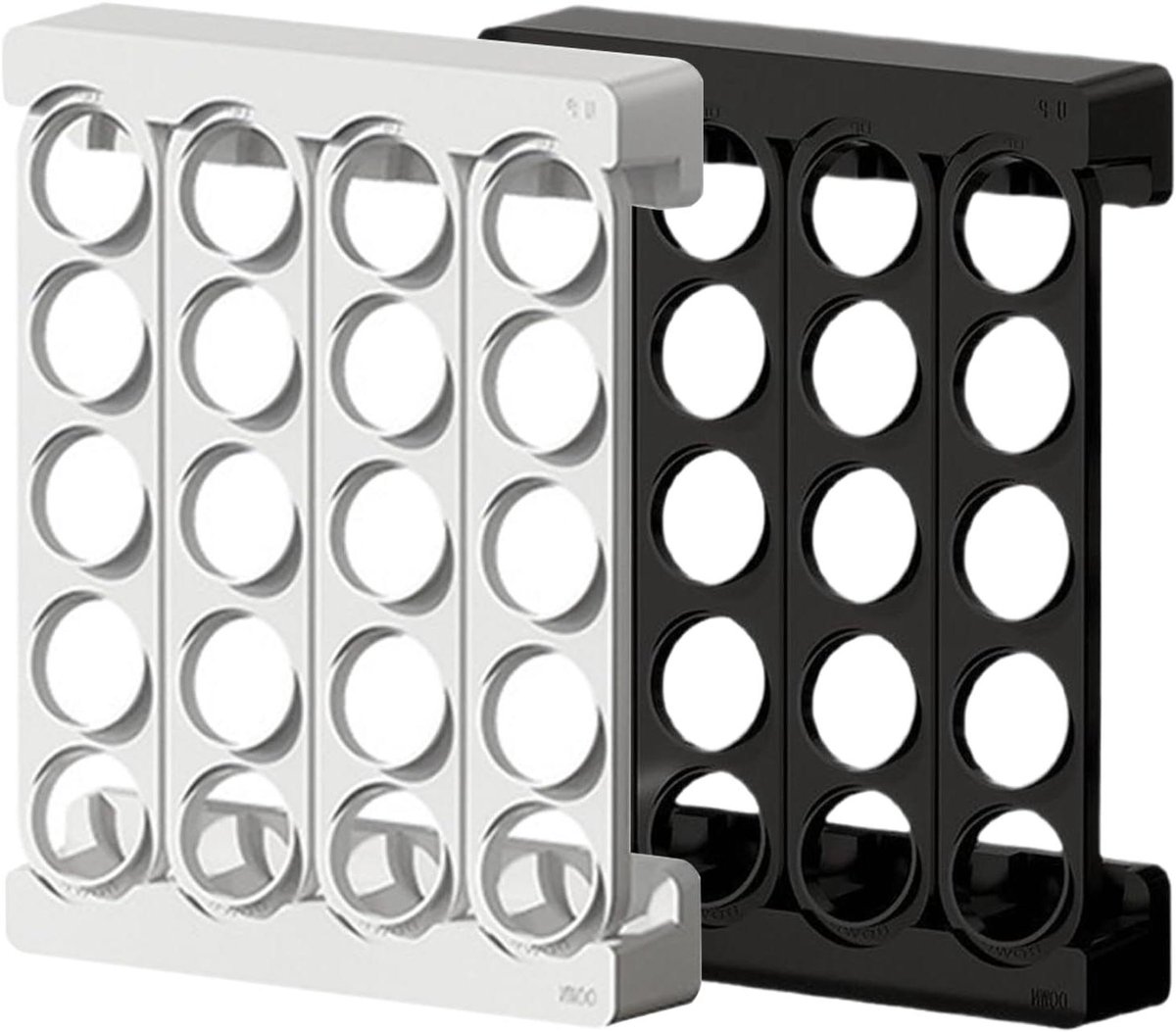 Koffiepads Houder - Koffiepad Organiser - Keuken Organiseren - Veelzijdige Opslag - 32 cm breed - Wit